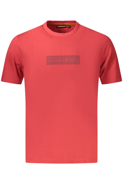 NAPAPIJRI MEN'S SHORT-SLEEVED T-SHIRT, RED
