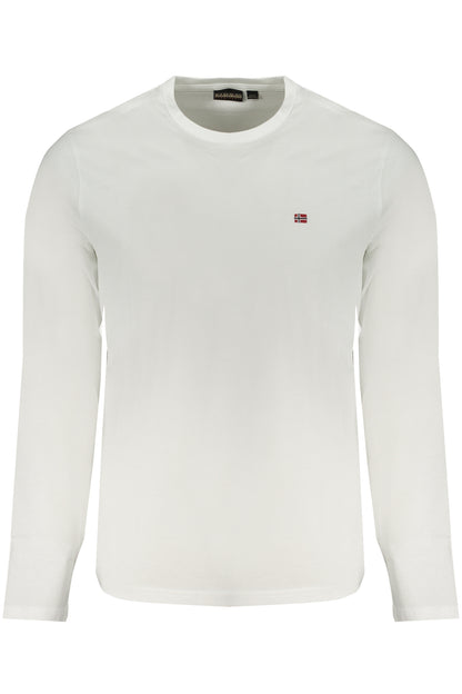NAPAPIJRI LONG SLEEVE T-SHIRT MEN WHITE