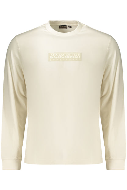 T-shirt blanc à manches longues pour homme NAPAPIJRI