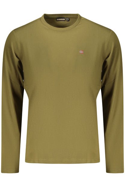 NAPAPIJRI MEN'S LONG-SLEEVED T-SHIRT GREEN