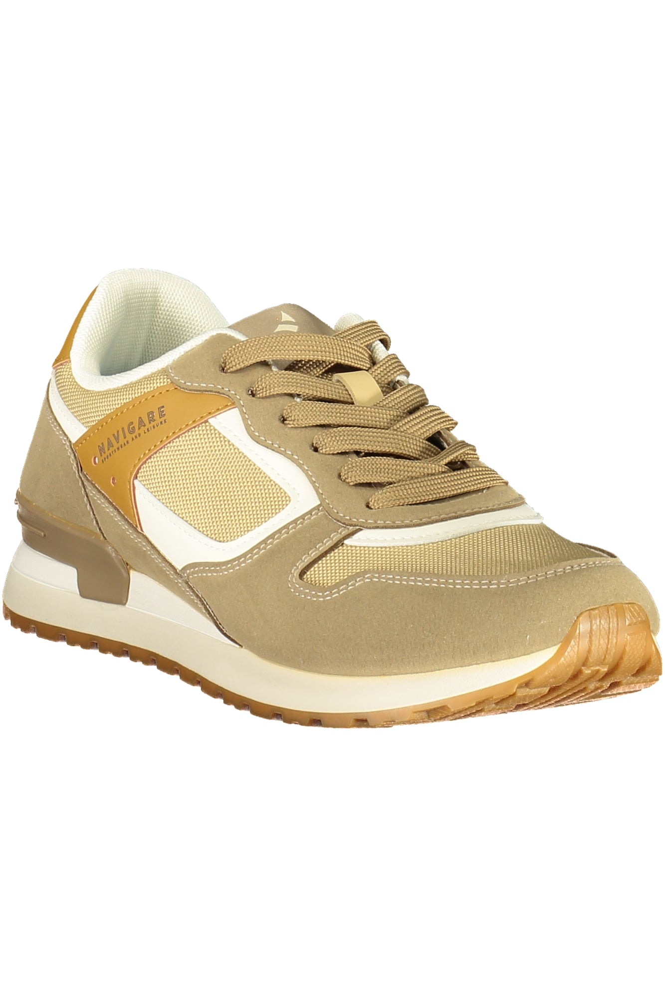 NAVIGATE MEN'S BEIGE SPORTS FOOTWEAR