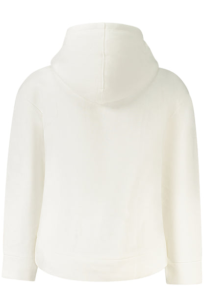 NIKE KIDS' WHITE ZIP-UP SWEATSHIRT