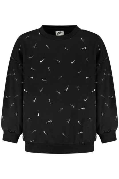 NIKE KIDS' BLACK ZIP-UP SWEATSHIRT