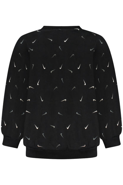 NIKE KIDS' BLACK ZIP-UP SWEATSHIRT