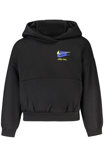 NIKE KIDS' BLACK ZIP-UP SWEATSHIRT