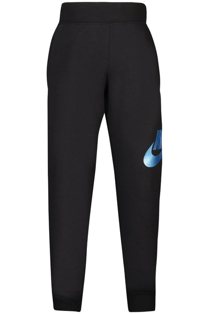 NIKE KIDS' BLACK LONG TRACK PANTS