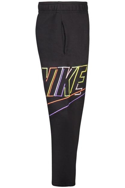 NIKE KIDS' BLACK LONG TRACK PANTS