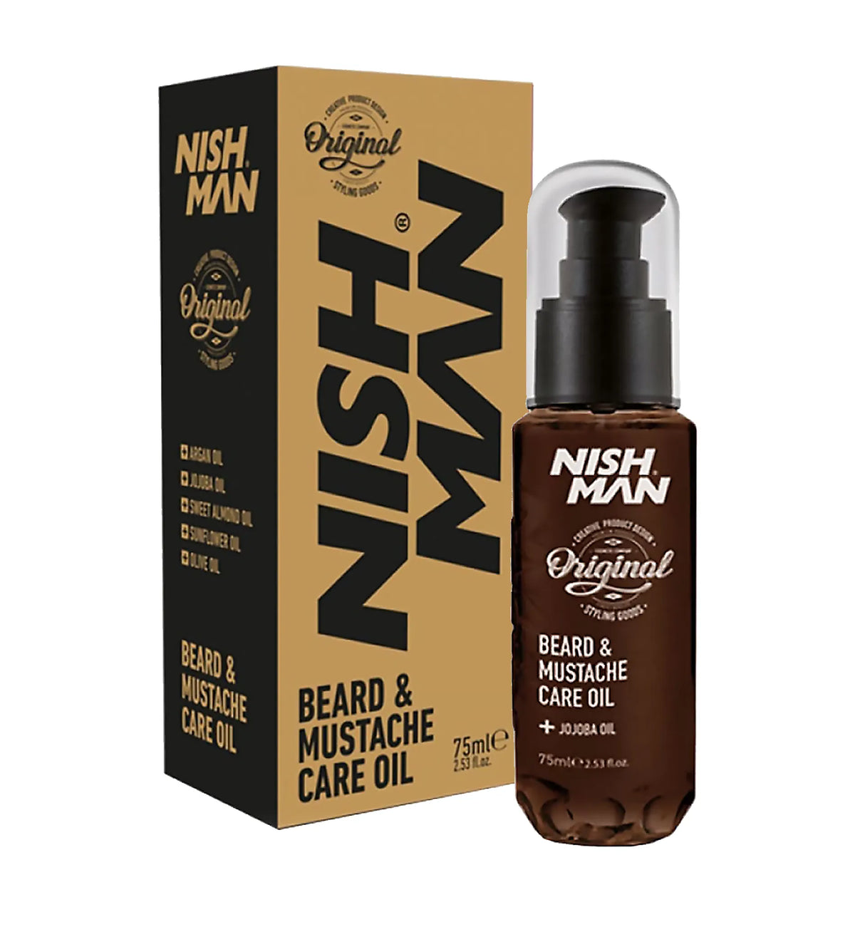 NISHMAN Beard and Mustache Care Oil 75ml