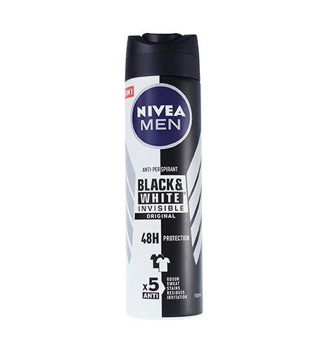 Nivea Men Invisible Black & White antiperspirant for men 150 ml