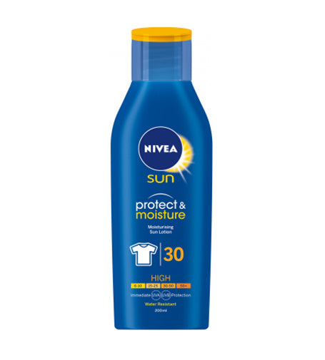 Nivea Sun Protect & Moisture Lait Solaire SPF 30 200 ml