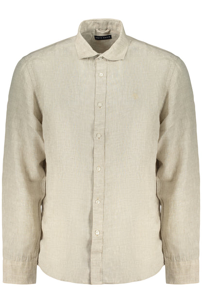 NORTH SAILS MEN'S SHORT-SLEEVED SHIRT, BEIGE