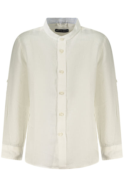 NORTH SAILS CHILDREN'S LONG-SLEEVED SHIRT, WHITE