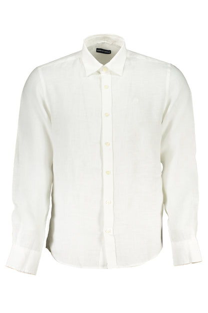NORTH SAILS MEN'S WHITE LONG SLEEVE SHIRT