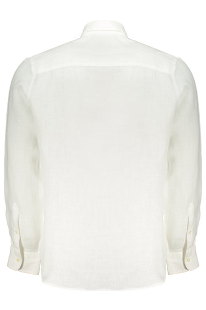 NORTH SAILS MEN'S WHITE LONG SLEEVE SHIRT