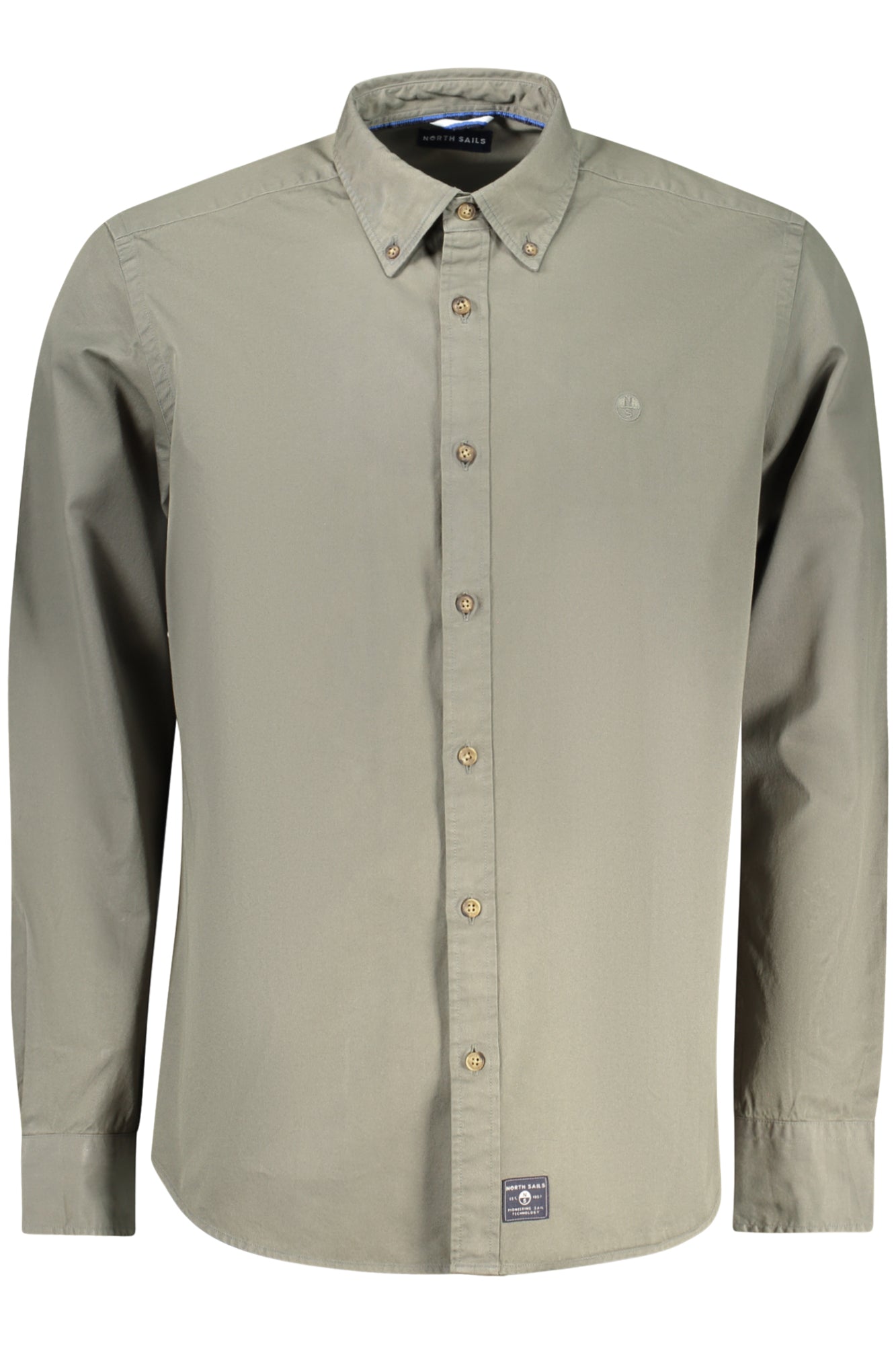 NORTH SAILS MEN'S LONG-SLEEVED SHIRT, GREEN