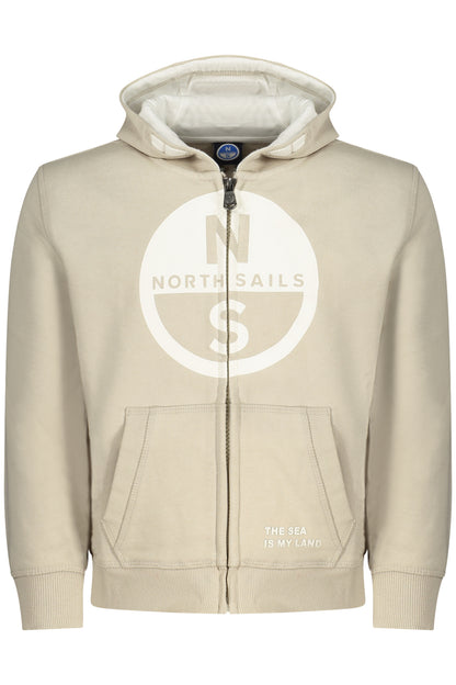 NORTH SAILS CHILDREN'S BEIGE ZIP-UP SWEATSHIRT