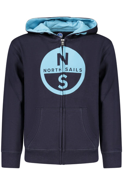 NORTH SAILS CHILDREN'S BLUE ZIP-UP SWEATSHIRT