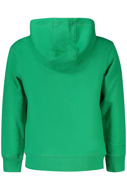 NORTH SAILS CHILDREN'S GREEN ZIP-UP SWEATSHIRT