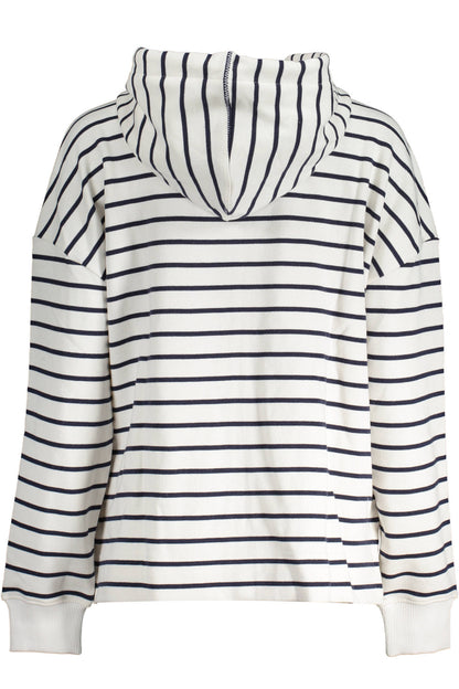 NORTH SAILS WOMEN'S WHITE ZIPPED SWEATSHIRT