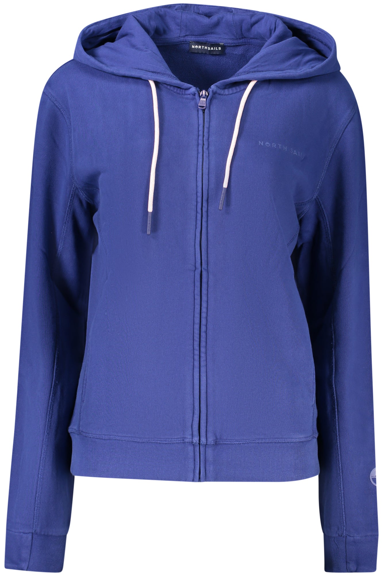 NORTH SAILS WOMEN'S BLUE ZIP-UP SWEATSHIRT