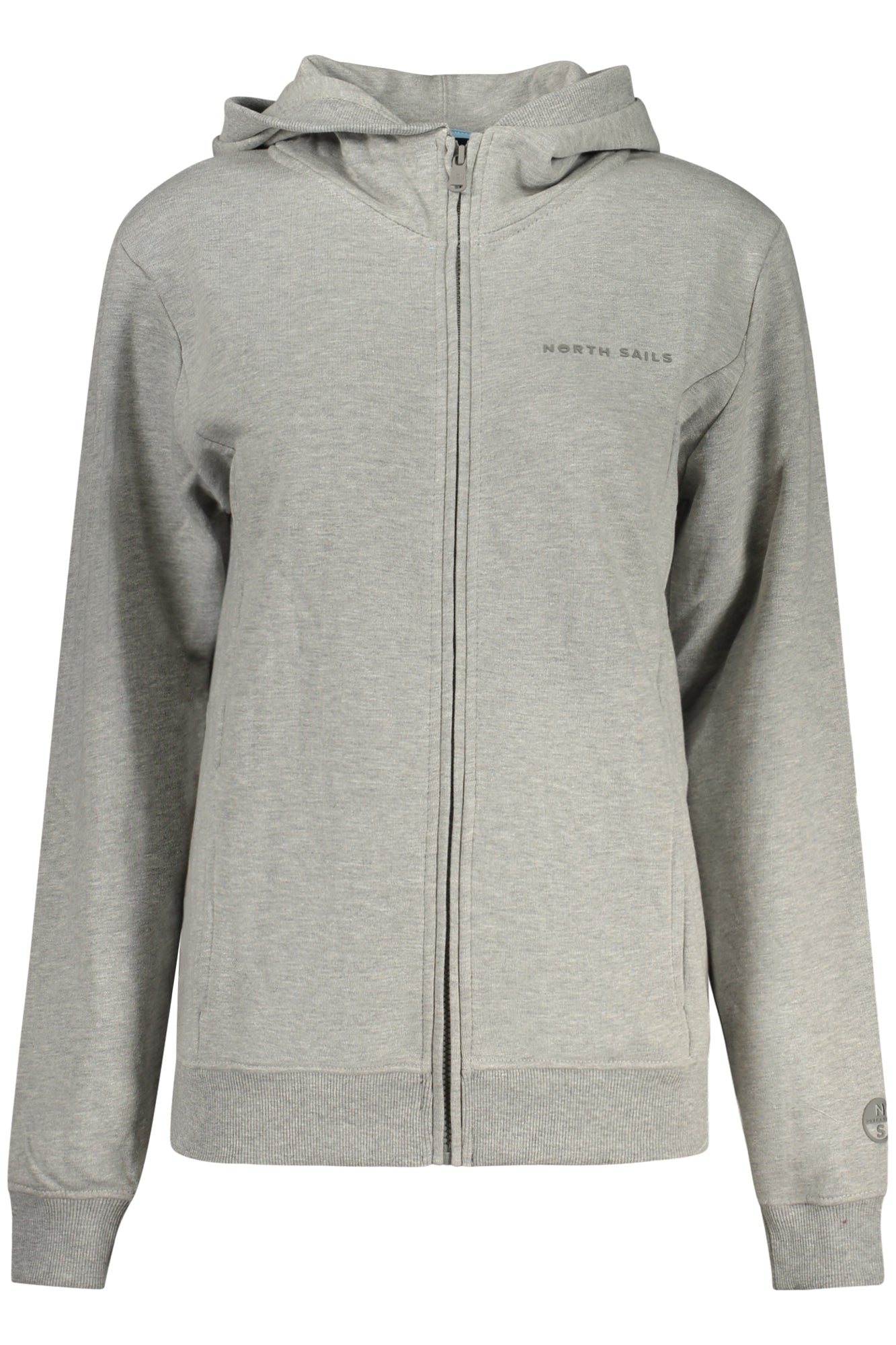 NORTH SAILS WOMEN'S ZIPPED SWEATSHIRT GREY
