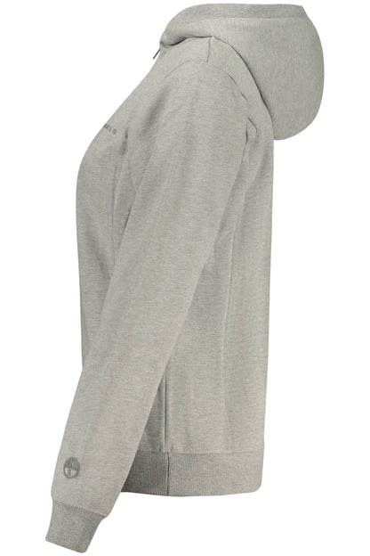 NORTH SAILS WOMEN'S ZIPPED SWEATSHIRT GREY