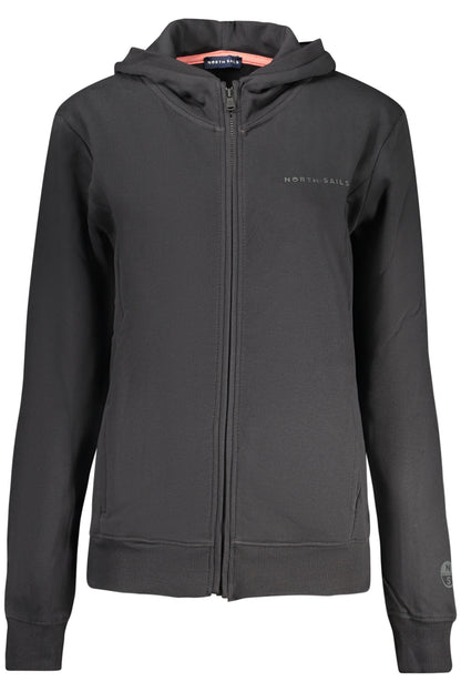 NORTH SAILS WOMEN'S ZIP-UP SWEATSHIRT BLACK