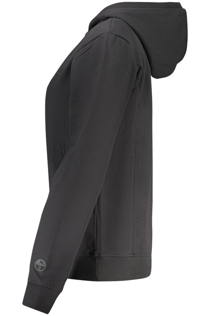 NORTH SAILS WOMEN'S ZIP-UP SWEATSHIRT BLACK