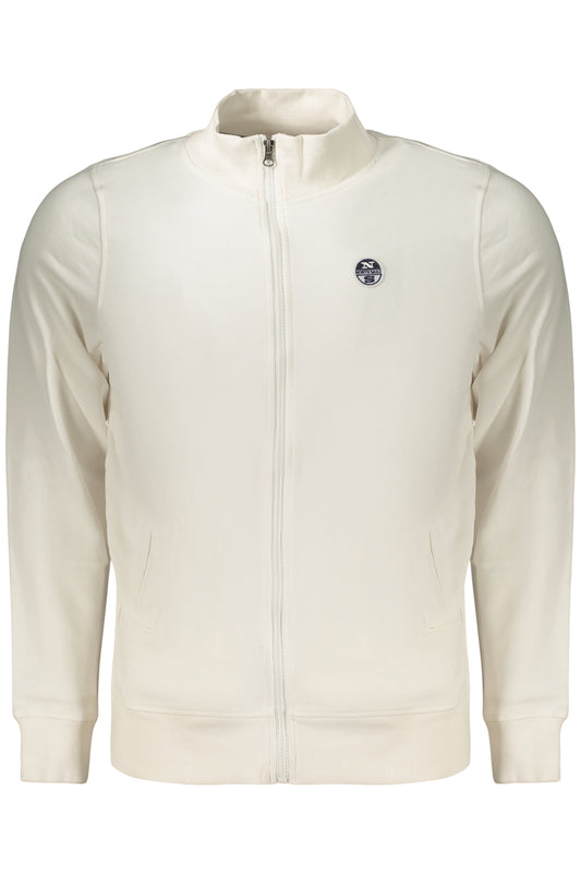 SWEAT-SHIRT BLANC À FERMETURE ÉCLAIR POUR HOMME NORTH SAILS