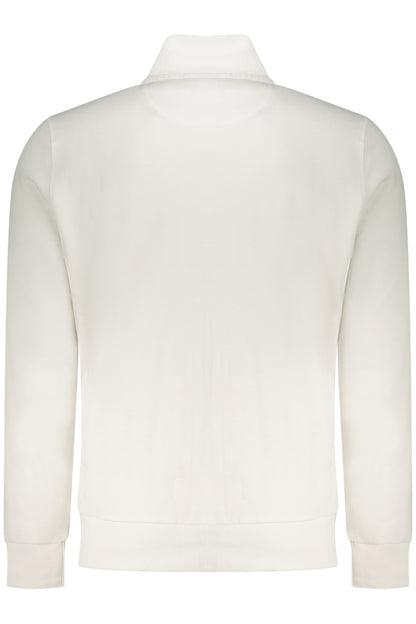 NORTH SAILS MEN'S WHITE ZIP-UP SWEATSHIRT