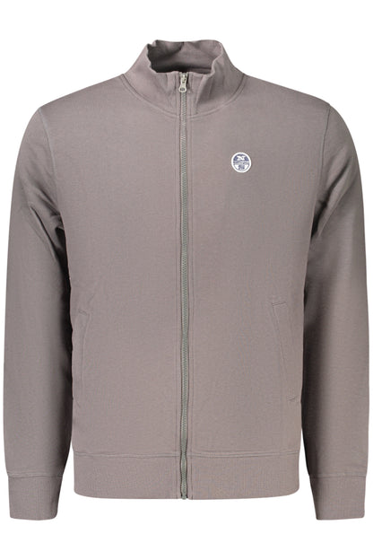 SWEAT-SHIRT FERMÉ POUR HOMME NORTH SAILS GRIS