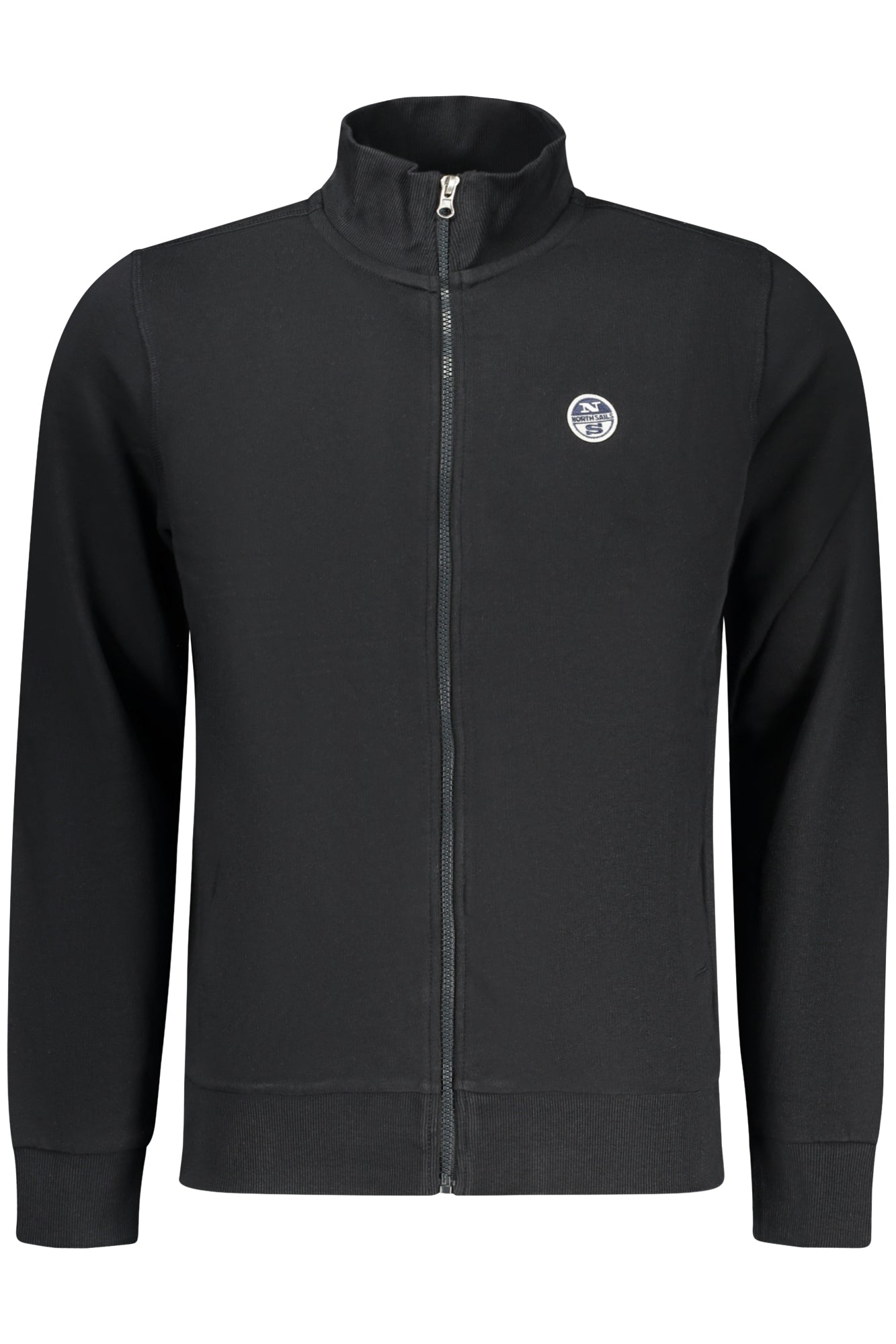 NORTH SAILS MEN'S BLACK ZIP-UP SWEATSHIRT