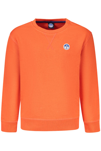 NORTH SAILS CHILDREN'S ORANGE ZIP-UP SWEATSHIRT