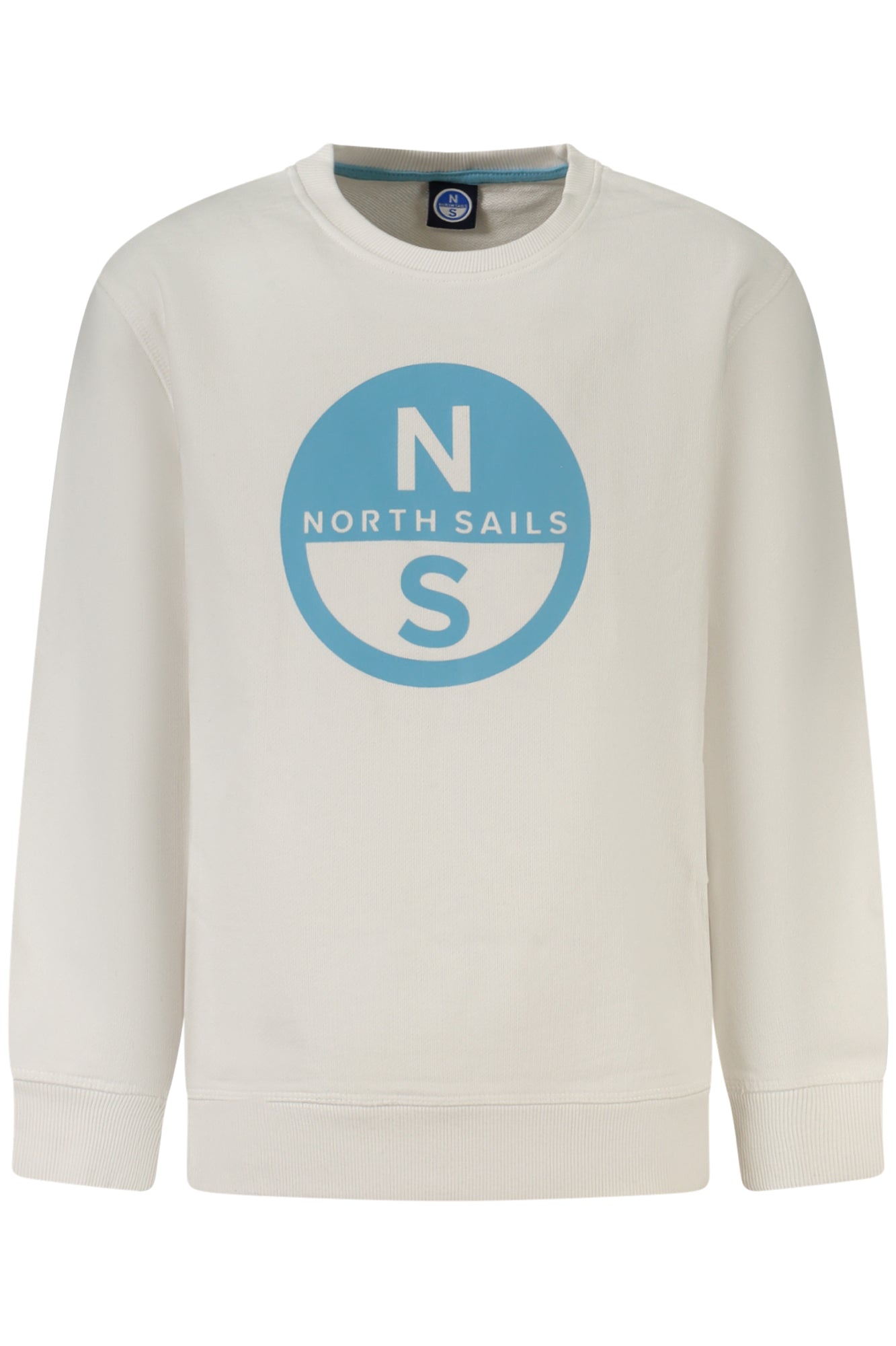 NORTH SAILS CHILDREN'S ZIP-UP SWEATSHIRT, WHITE