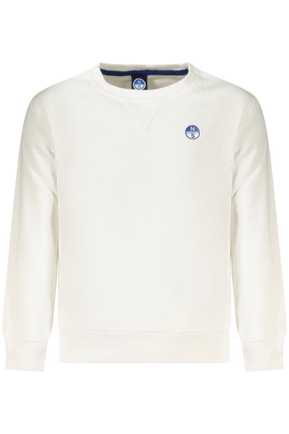 NORTH SAILS CHILDREN'S ZIP-UP SWEATSHIRT, WHITE