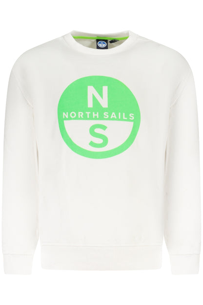 NORTH SAILS CHILDREN'S ZIP-UP SWEATSHIRT WHITE