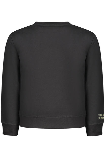 NORTH SAILS CHILDREN'S BLACK ZIP-UP SWEATSHIRT