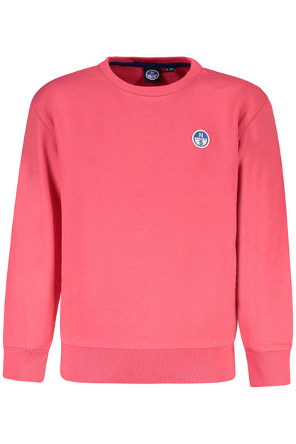 NORTH SAILS CHILDREN'S PINK ZIP-LESS SWEATSHIRT