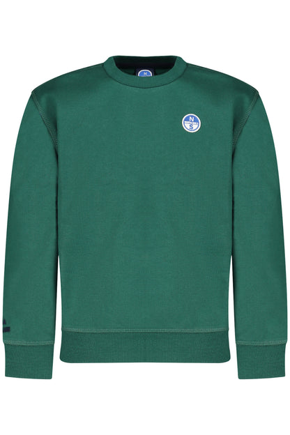 NORTH SAILS CHILDREN'S ZIP-UP SWEATSHIRT, GREEN