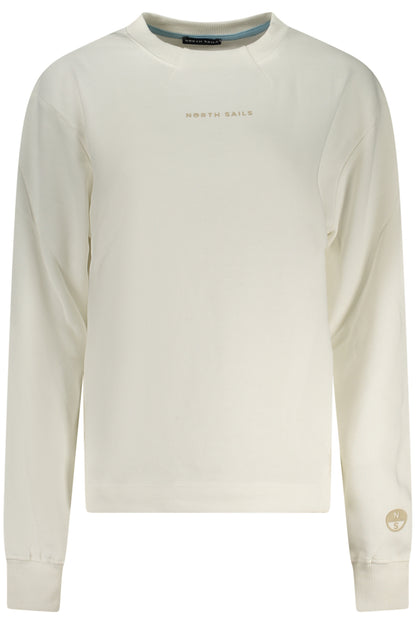 NORTH SAILS WOMEN'S ZIP-UP SWEATSHIRT WHITE