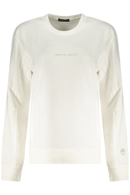 NORTH SAILS WOMEN'S ZIP-UP SWEATSHIRT WHITE