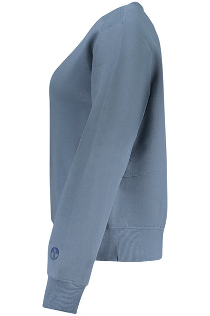 NORTH SAILS WOMEN'S BLUE ZIP-UP SWEATSHIRT