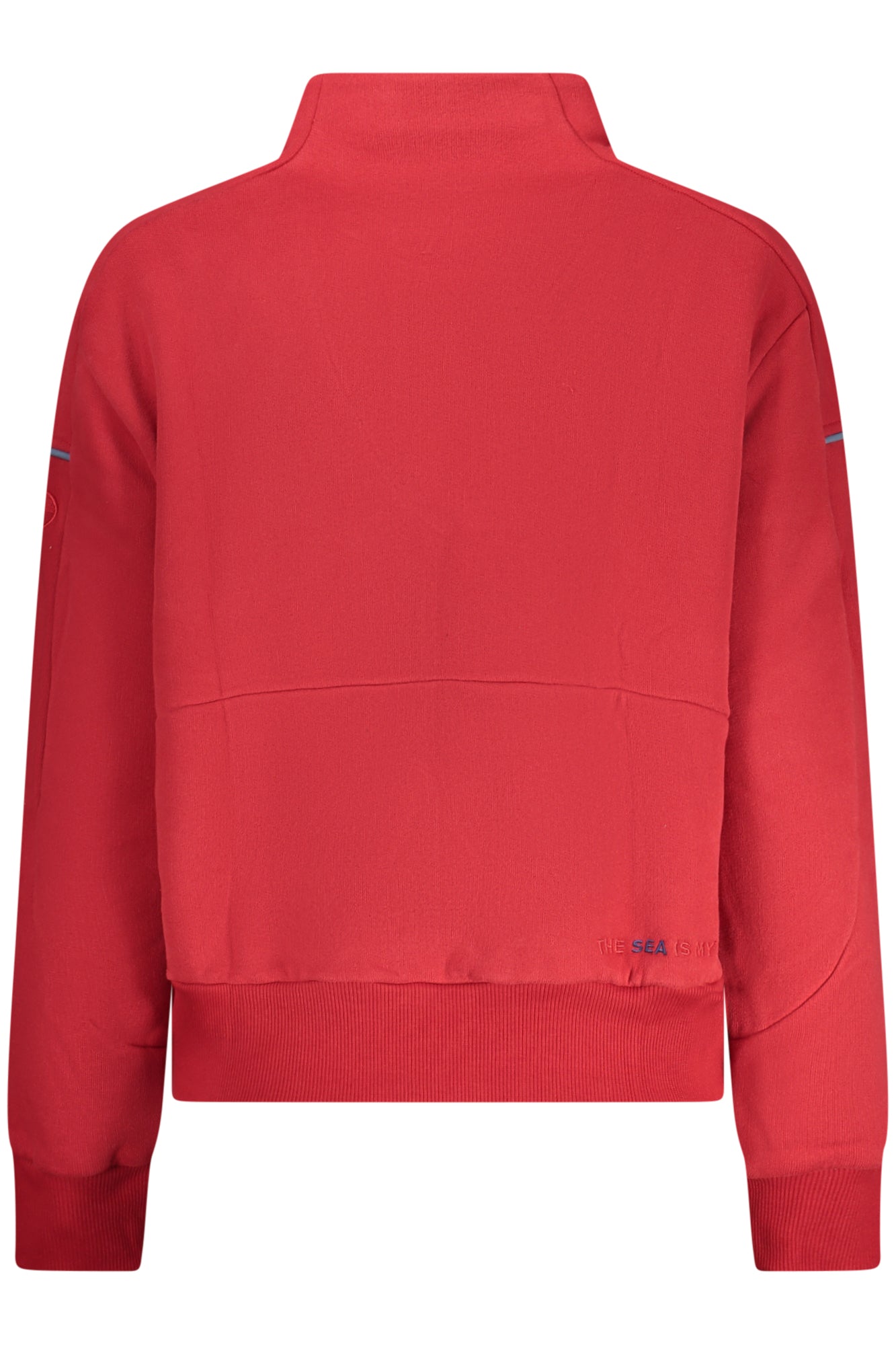 NORTH SAILS WOMEN'S RED ZIP-UP SWEATSHIRT