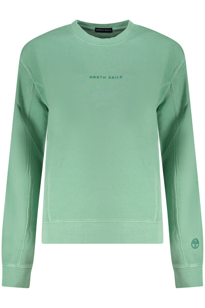 NORTH SAILS WOMEN'S ZIP-UP SWEATSHIRT GREEN