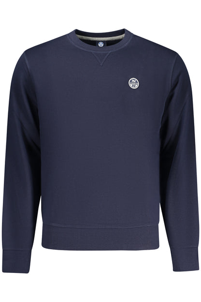 NORTH SAILS MEN'S BLUE ZIP-UP SWEATSHIRT