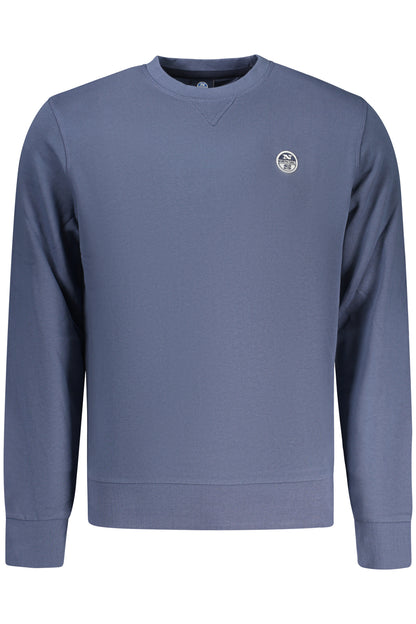 NORTH SAILS MEN'S BLUE ZIP-UP SWEATSHIRT