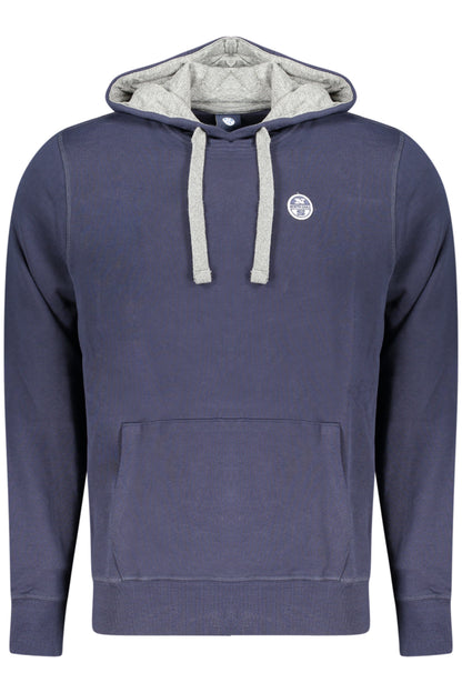 NORTH SAILS MEN'S BLUE ZIP-UP SWEATSHIRT