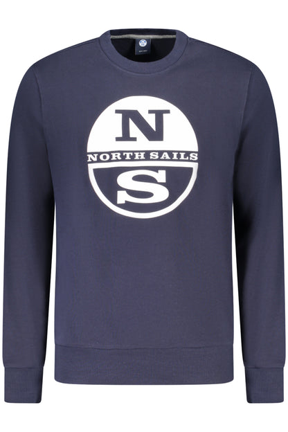 NORTH SAILS MEN'S BLUE ZIP-UP SWEATSHIRT