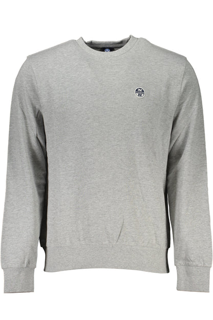 NORTH SAILS MEN'S GRAY ZIPLESS SWEATSHIRT
