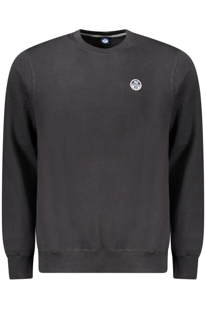 NORTH SAILS MEN'S BLACK ZIP-UP SWEATSHIRT